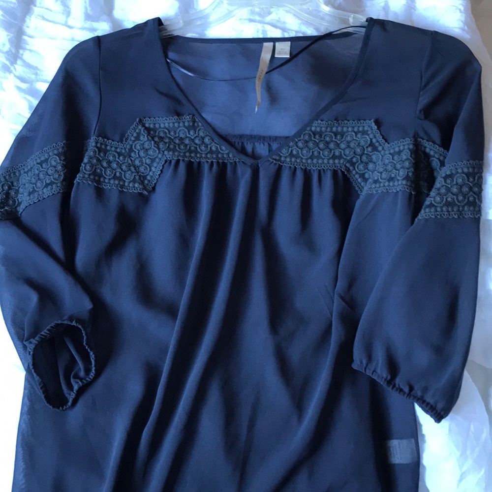 Sheer Lauren Conrad Blouse
